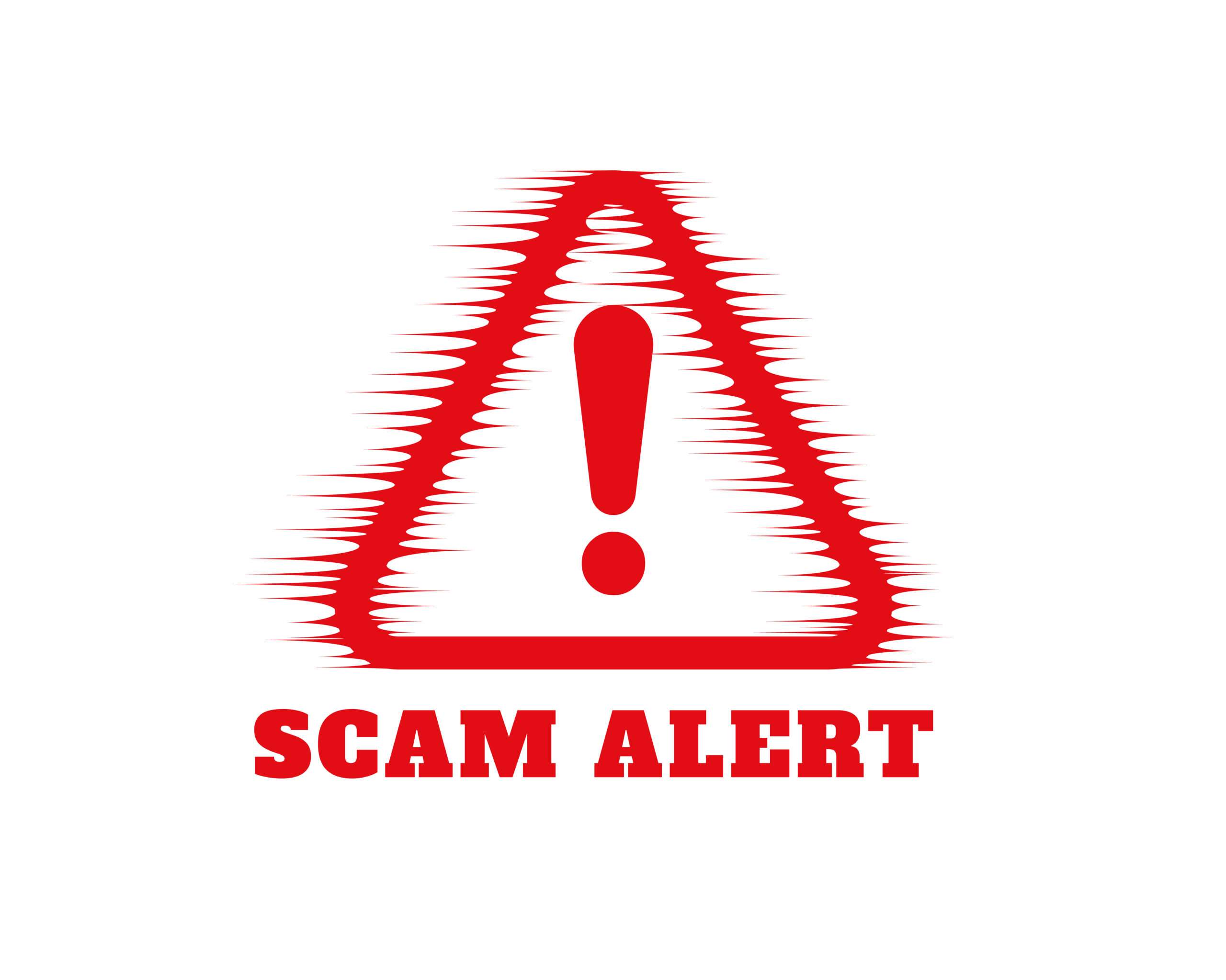 stay alert and safe with fraud warning background from money scam vector